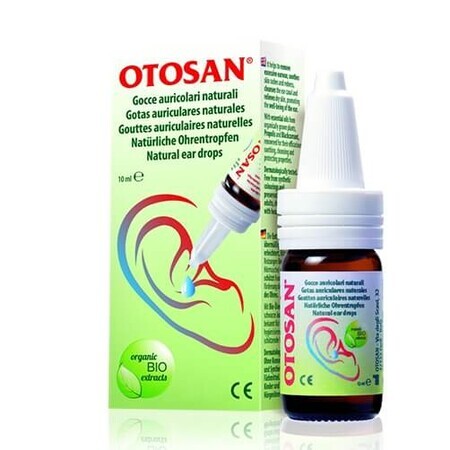 Gotas para los oídos, 10 ml, Otosan