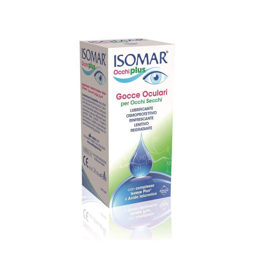 Isomar Occhi Plus Multidose Gocce Oculari, 10 ml, Euritalia Pharma (div. Coswell)