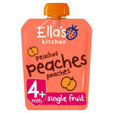 Organic peach puree, 70 gr, Ella's Kitchen