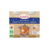 Organic carrot and quinoa puree, +8months, 2X200g, BabyBio