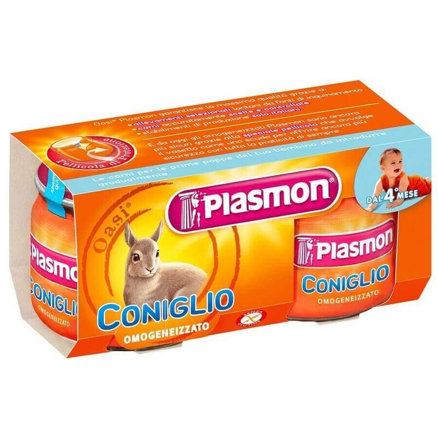 Plasmon Omogeneizzato Di Carne Coniglio 2x80g