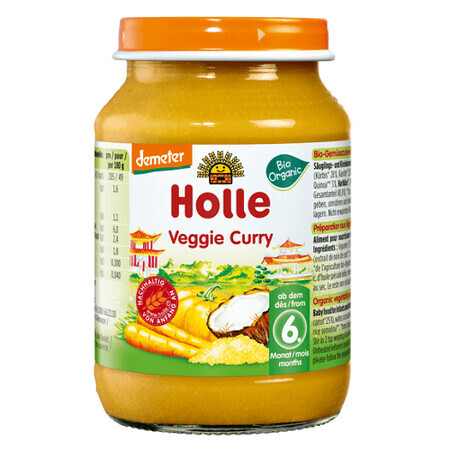 Glutenvrije groentepuree, +6maanden, 190g, Holle Babyvoeding