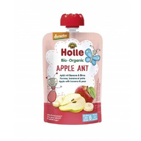 Eco puree with apples, bananas and pears, 100 g, Holle