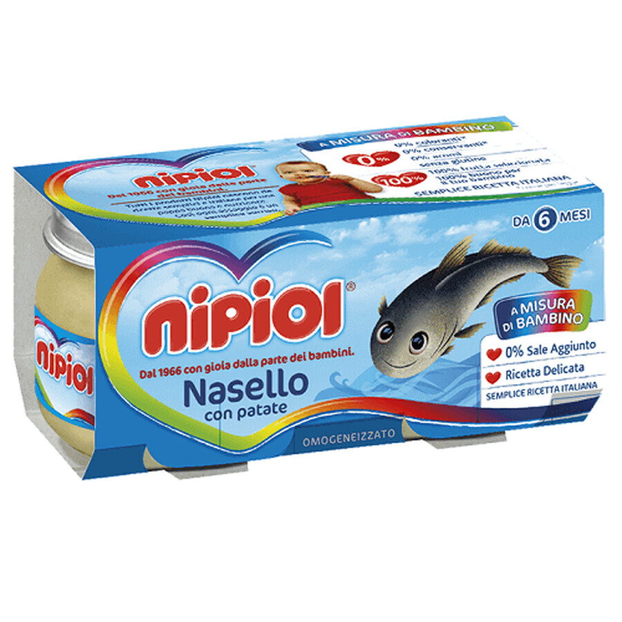 Nipiol Omog Nasello 80g 2pz