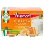 Apricot and yoghurt snack, +6 months, 2x120 g, Plasmon