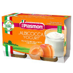 Apricot and yoghurt snack, +6 months, 2x120 g, Plasmon