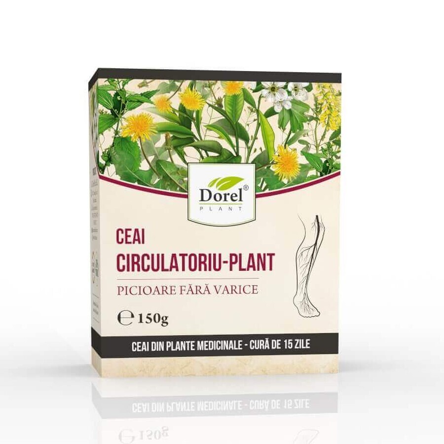 Té Circulatorio - Piernas sin varices, 150 g, Dorel Plant