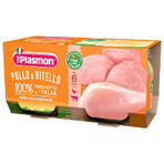 Plasmon Omogeneizzato Di Carne Vitello E Pollo 2x80g