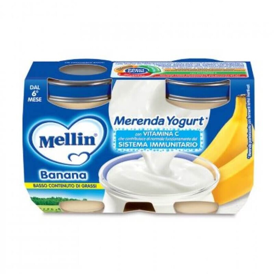 Plasmon Merenda Yogurt Banana 120gx2 Pezzi