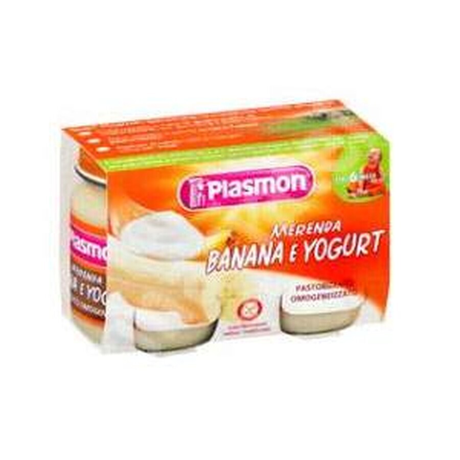 Plasmon Merenda Yogurt Banana 120gx2 Pezzi