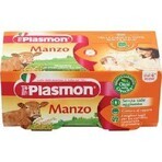 Homogenised beef puree for babies over 4 months, 2x80 g, Plasmon