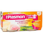 Plasmon Omogeneizzato Formaggino Fuso Con Prosciutto 2x80g