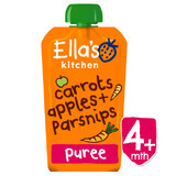 Pouch Organic Carrot, Apple and Parsnip Puree, 120 g, Ella's Kitchen