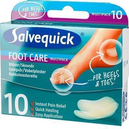 Hydrocolloidal patches, 10 pcs, Salvequick