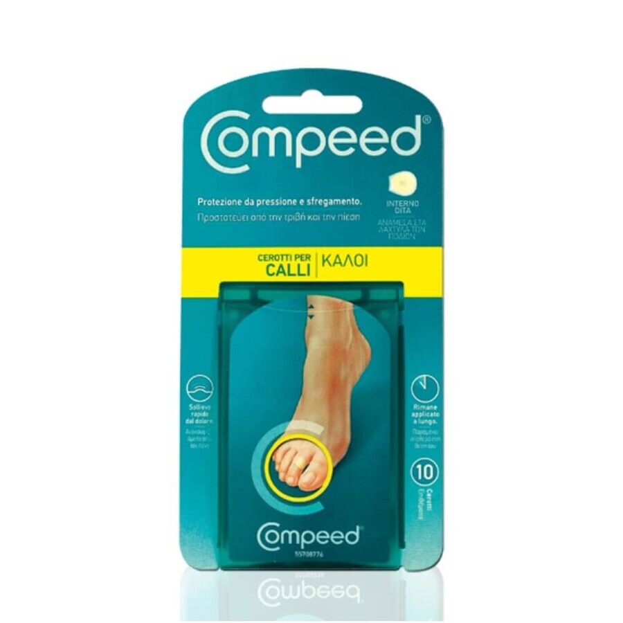 Patchs interdigitaux pour tissus profonds, 10 pièces, Compeed