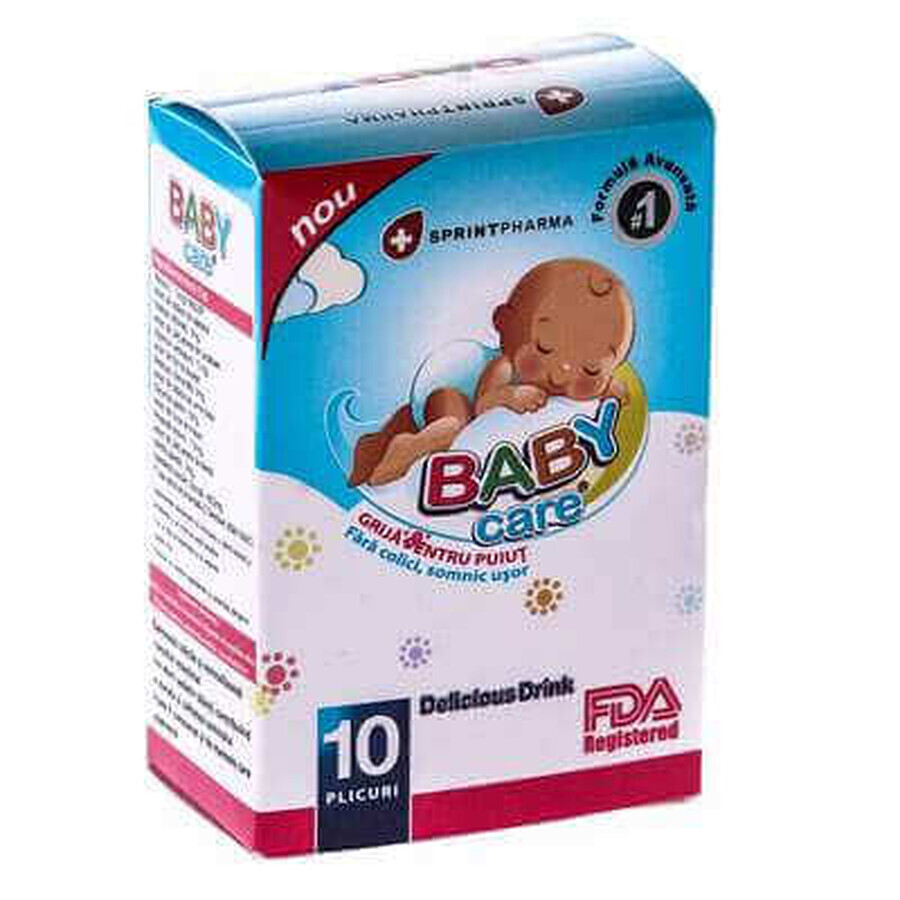 Baby Care Drink anti-colic sachets, 10 pieces, Sprint Pharma