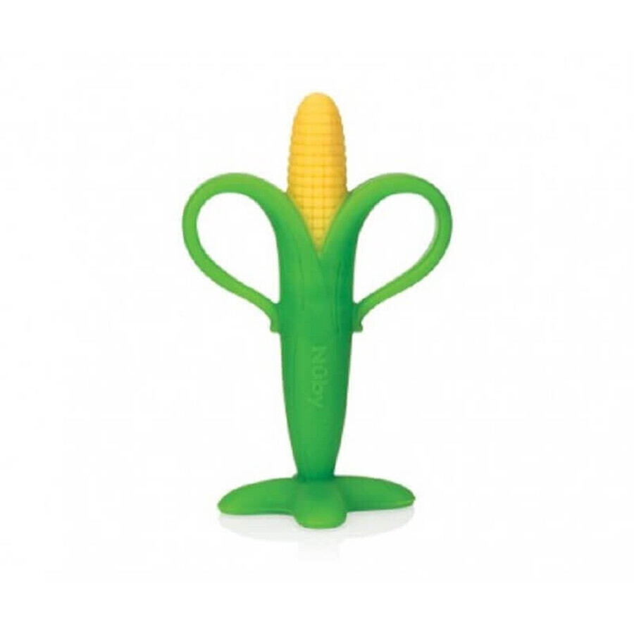 Silicone teething corn, +3 months, Nuby