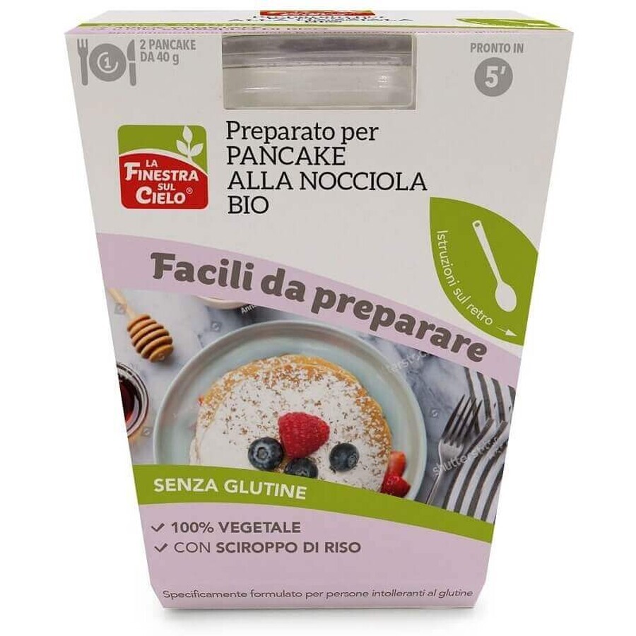 Preparato Per Pancake Alla Nocciola La Finestra Sul Cielo 100g