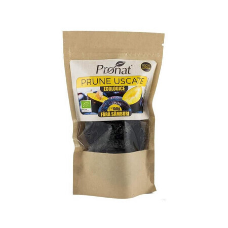 Prugne senza conservanti e semi Bio, 150 gr, Pronat