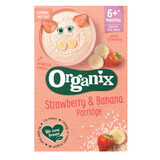 Organic Cereal Powder with rice, corn, bananas, strawberries and vitamin B1, +6 months, 120 g, Organix