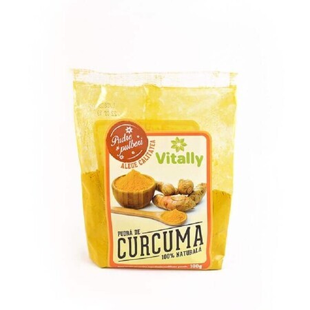 Curcuma in polvere, 100 gr, Vitaly