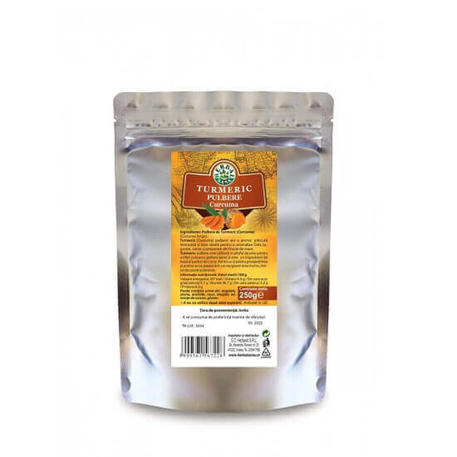 Curcuma in polvere, 250 gr, Herbal Sana