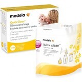 Quick Clean Sacchetti Microonde Medela 5 Sacchetti