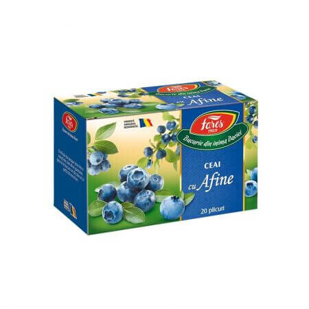 Blueberry Tea Aromfruct, 20 sachets, Fares