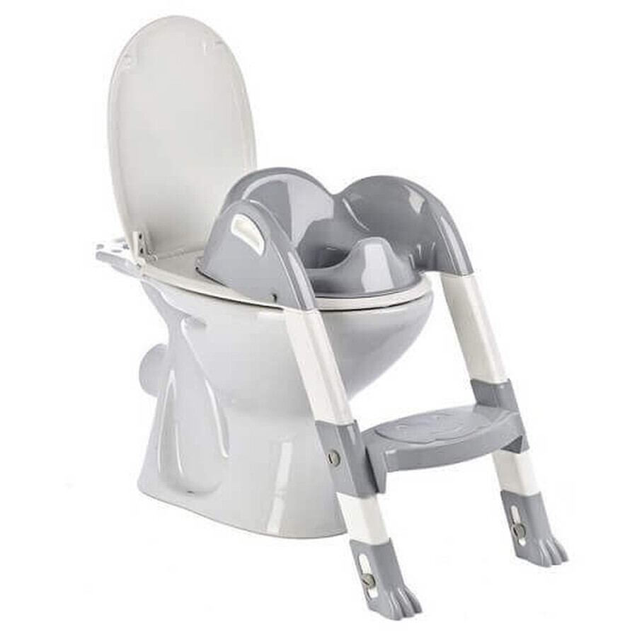 Kiddyloo toilet seat reducer, Gris Charme, Thermobaby