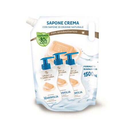 Sapone di Marsiglia Riserva, 1500ml, Schiuma Sciampagna