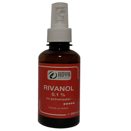 Rivanol with spray 0.1%, 200ml, Adya