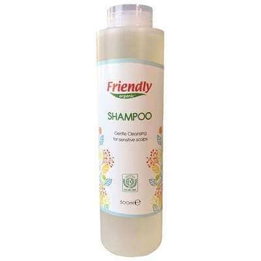 Shampoo with organic oats for adults, 500 ml, Friendly Organic