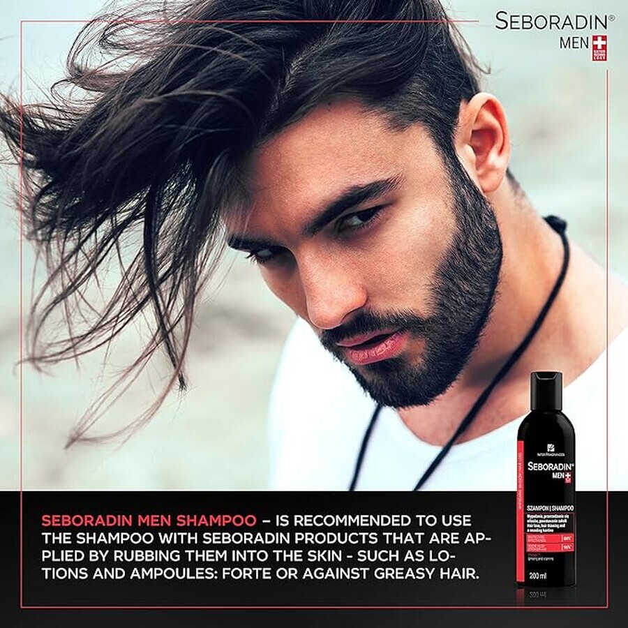 Shampoo Men, 200 ml, Seboradin