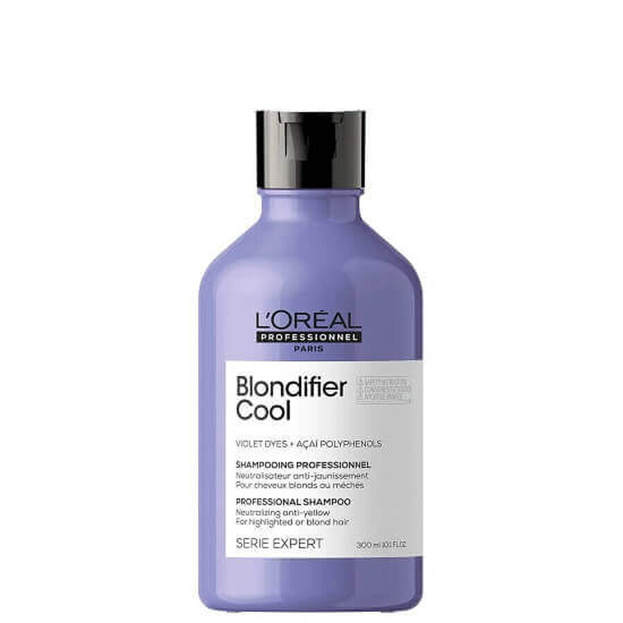 Shampoo per neutralizzare i toni gialli Serie Expert Blondifier Cool, 300 ml, Loreal Professionnel