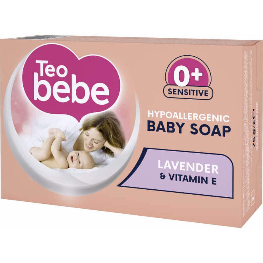 Sapone alla lavanda e vitamina E, 75 g, Teo Bebe