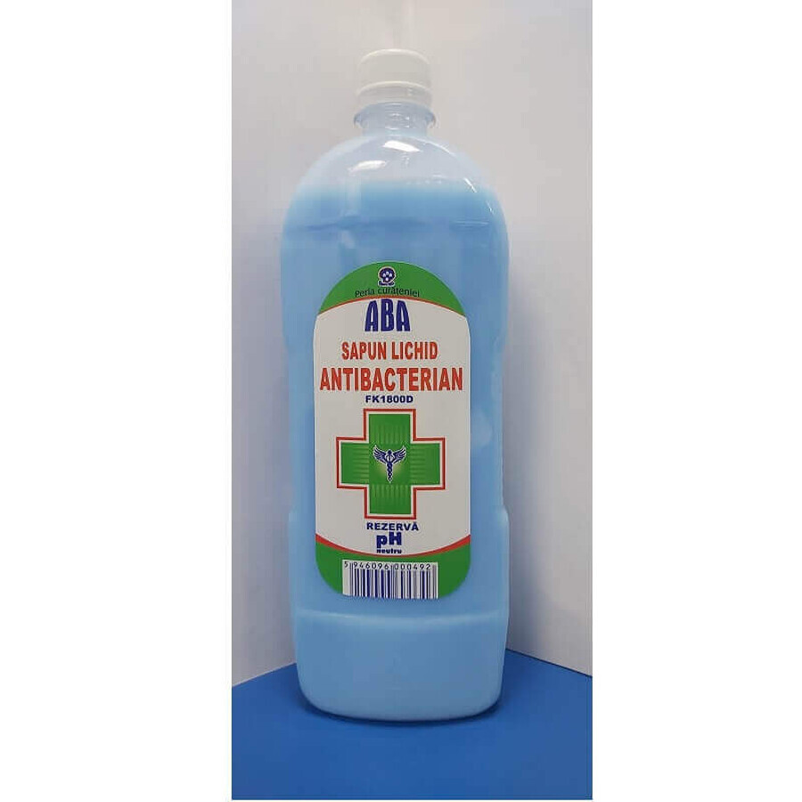 Sapone liquido antibatterico, 1 L, FK1800D, Aba