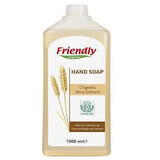 Liquid hand soap with rice extract, 1000 ml, Friendly Organic