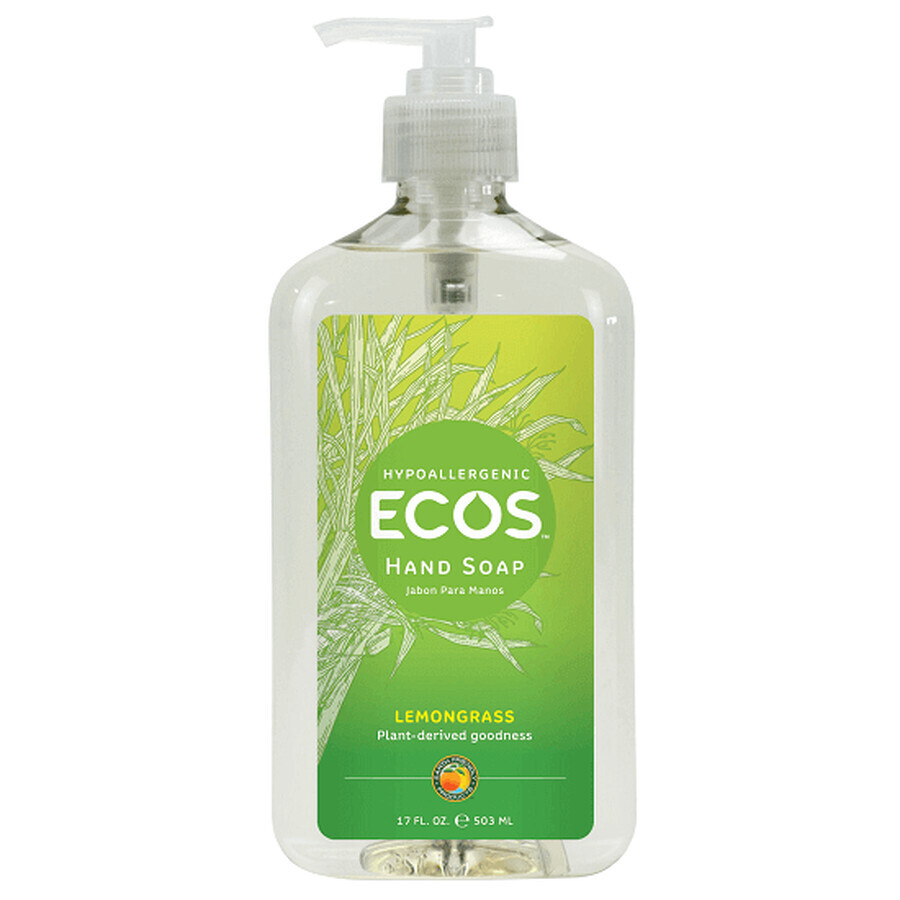 Sapone liquido per le mani biologico alla citronella, 500 ml, ecologico