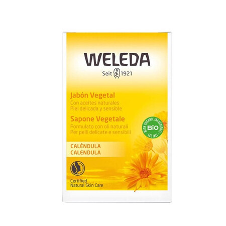 Weleda Sapone Vegetale Delicato alla Calendula, 100g