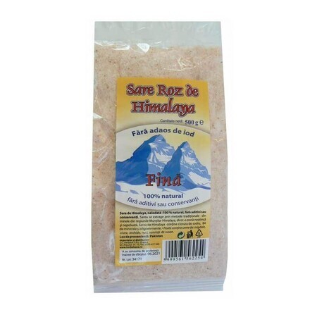 Sale rosa dell'Himalaya fino, 500 g, Herbal Sana