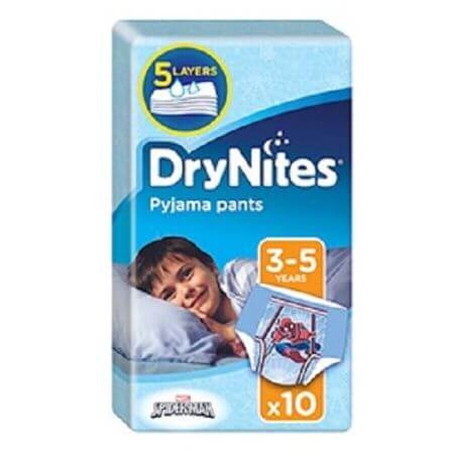 Mutandine Assorbenti Drynites® Boys 3-5 Anni 10 Pezzi