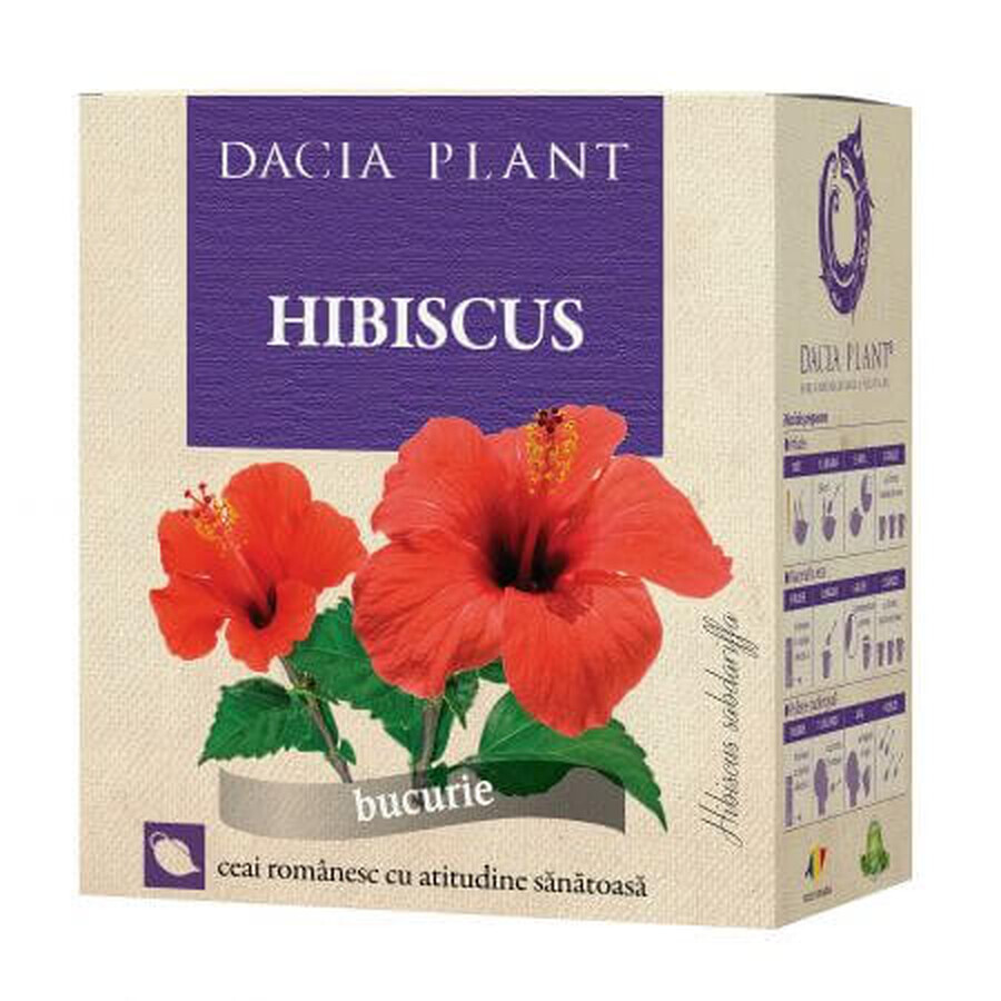 Té de hibisco, 50 g, Dacia Plant