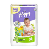 Diaper Maxi No. 4, 8-18 kg, 66 pieces, Happy