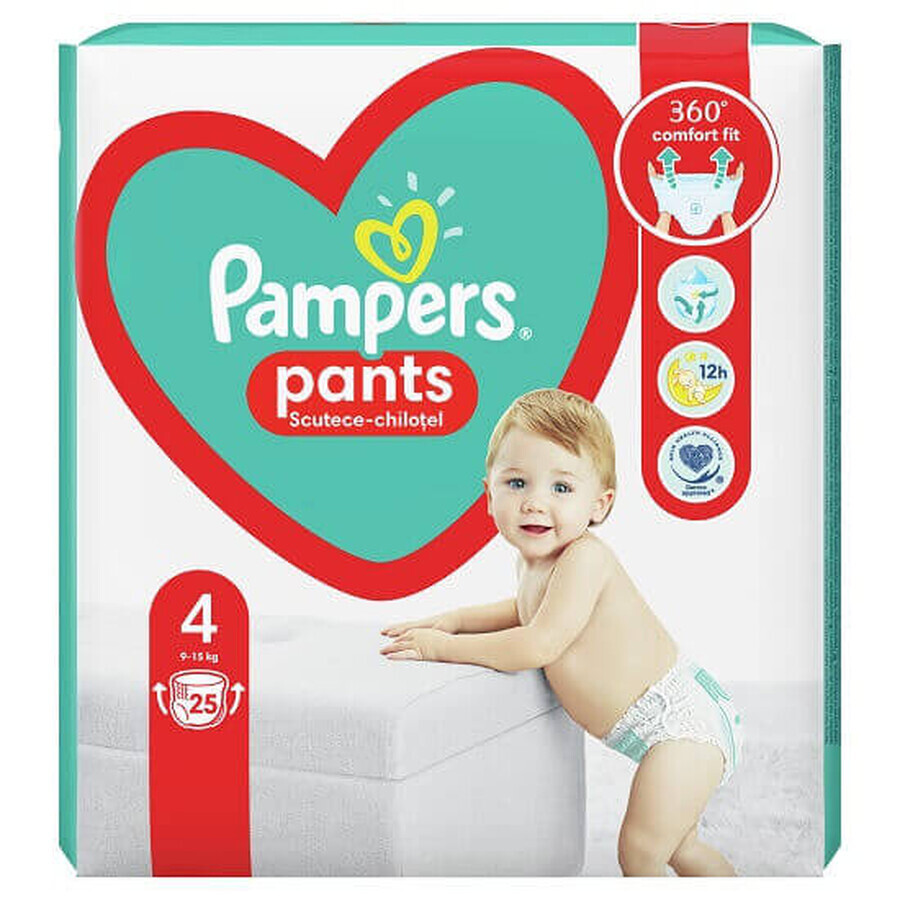 Scutece Pants Active Baby Nr. 4, 9-15 kg, 25 bucati, Pampers