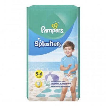 Splashers Nr. 5, 14+ kg, 10 stuks, Pampers