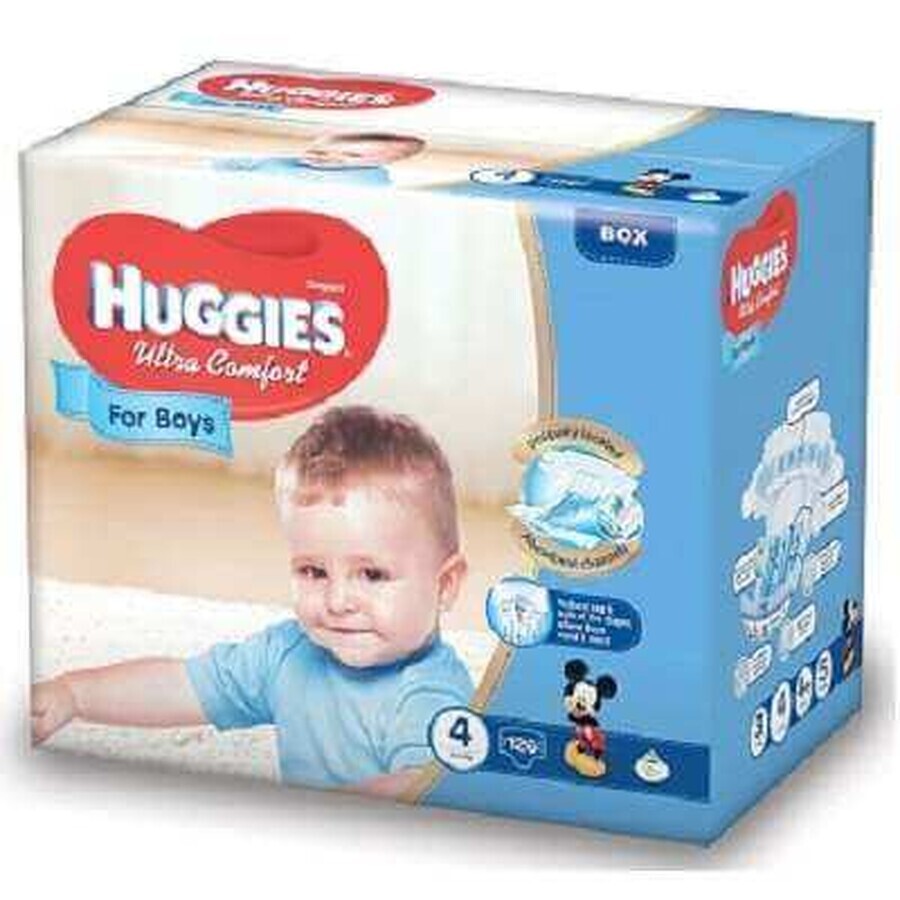 Pannolini UC Box 4 Boy, 8 -14 Kg, 126 pezzi, Huggies