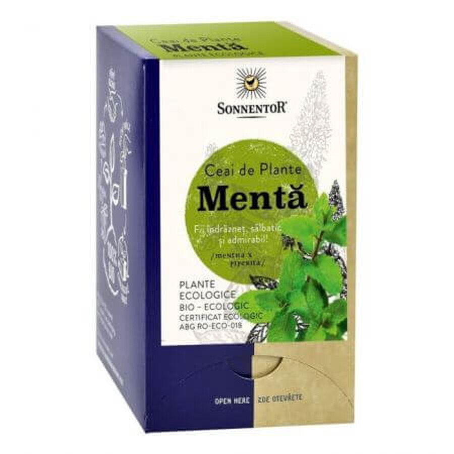 Mint tea, 18 sachets, Sonnentor