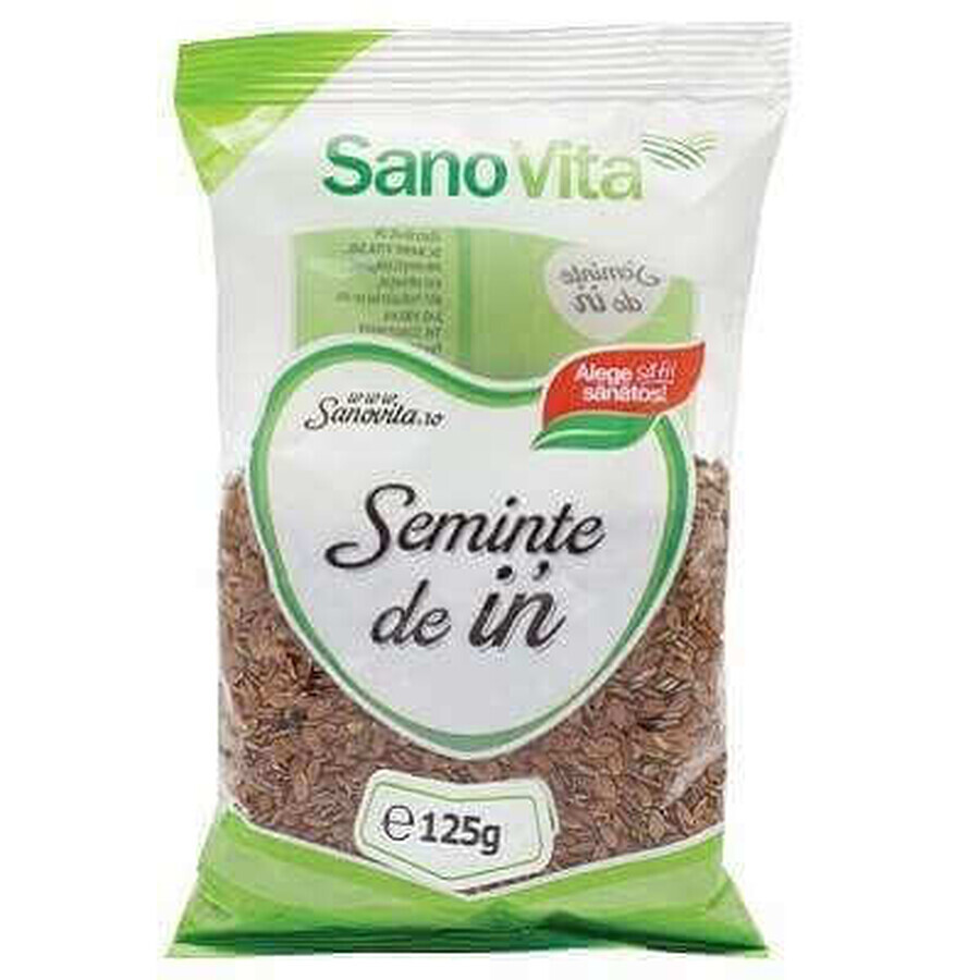 Graines de lin, 125g, Sanovita