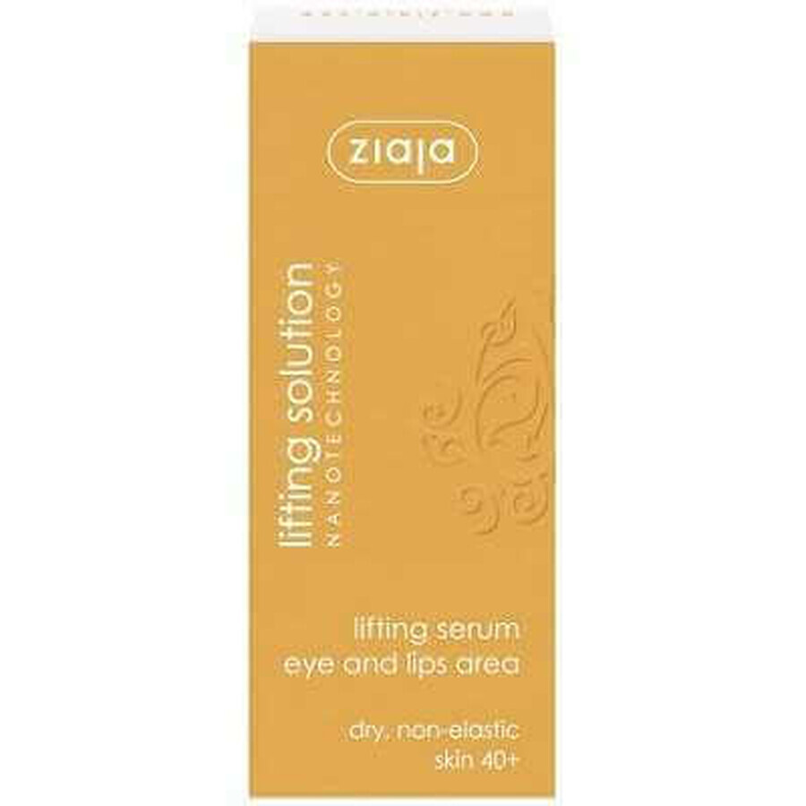 Eye and lip serum with almond protein and vitamin E for mature skin, 30 ml, Ziaja