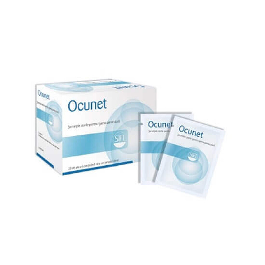 Ocunet Detergente Oculare, 20 salviette, Sifi